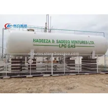 25 Metric Tons 25mt 25tonnes 50000liters Cooking Gas Station Storage Tank LPG Filling Station